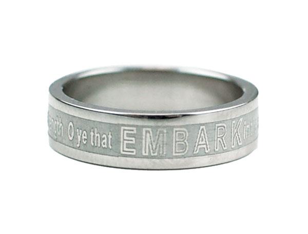 Embark in Service of God Ring