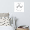 I Will Find My Own Sacred Grove Logo Framed poster