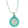 Flower I am a child of God Necklace