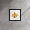 My Own Sacred Grove Fall Colors Framed canvas