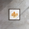 My Own Sacred Grove Fall Colors Framed canvas
