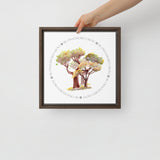 My Own Sacred Grove Oak Trees Framed Canvas