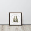 My Own Sacred Grove Cactus Framed canvas