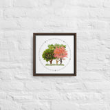 My Own Sacred Grove Spring Framed canvas
