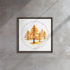 My Own Sacred Grove Fall Colors Framed canvas