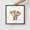 My Own Sacred Grove Oak Trees Framed Canvas