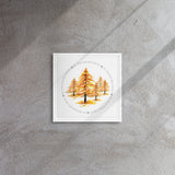 My Own Sacred Grove Fall Colors Framed canvas