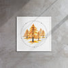 My Own Sacred Grove Fall Colors Framed canvas