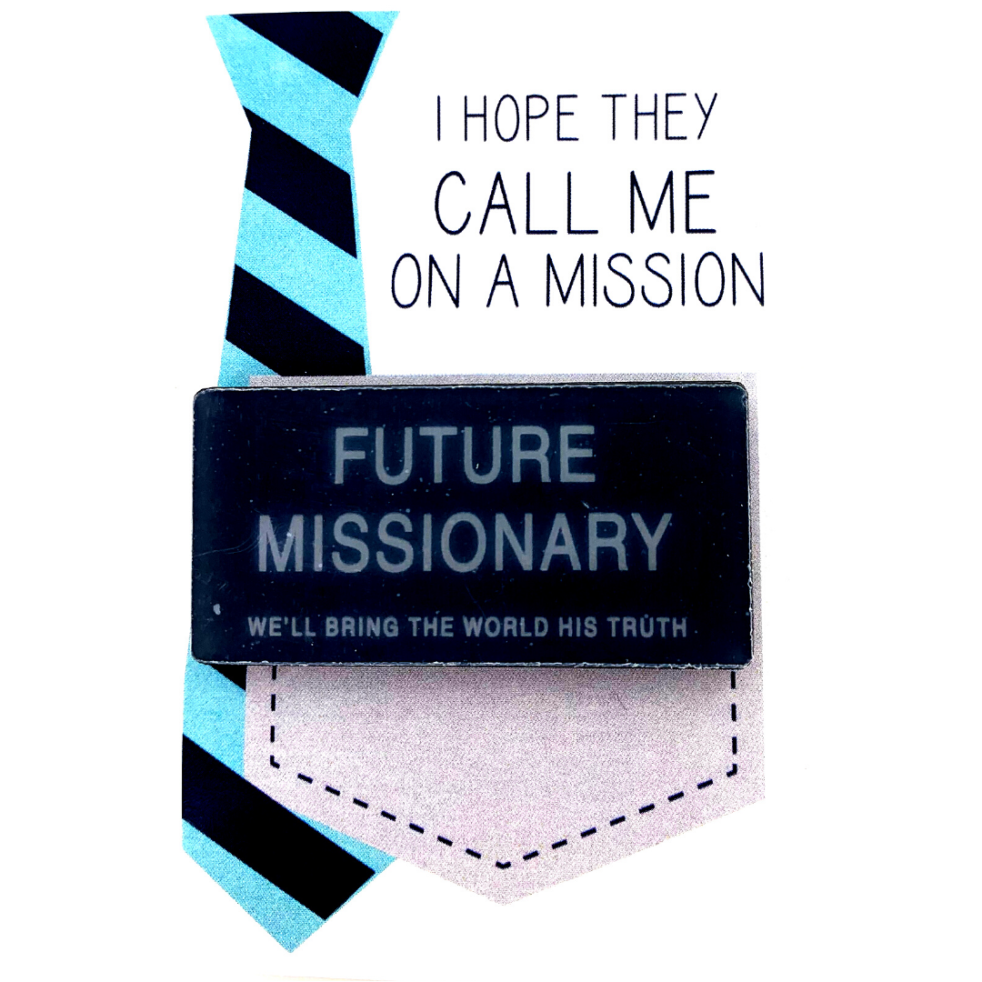 Future Missionary Badge Magnetic - Cedar Fort Publishing & Media