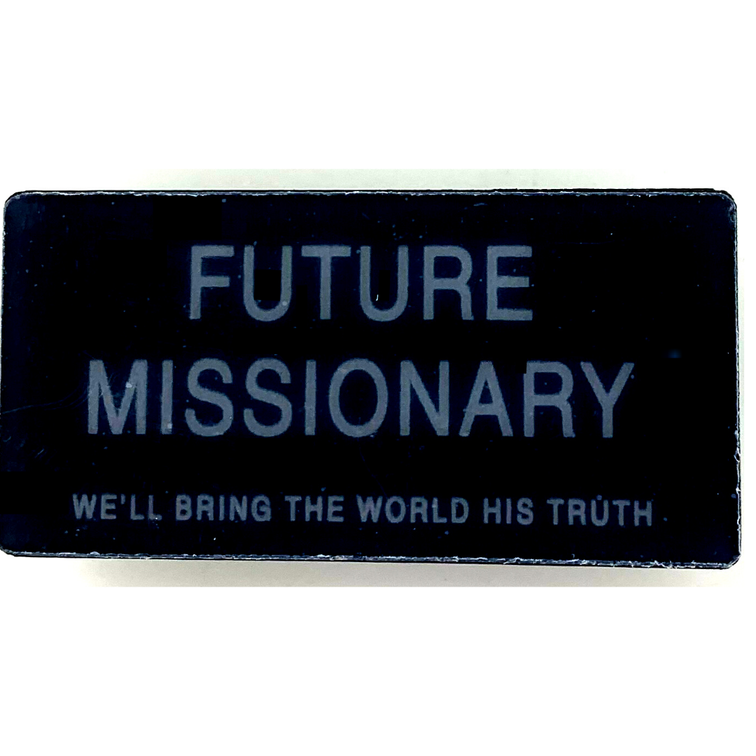 Future Missionary Badge Magnetic - Cedar Fort Publishing & Media