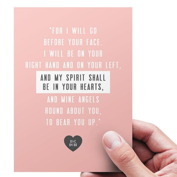 Digital Printable D&C 84:88 For I will go before your face