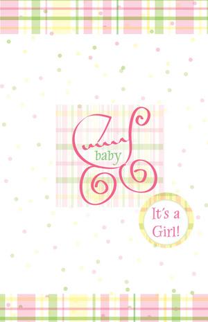 Greeting card / It's a Girl