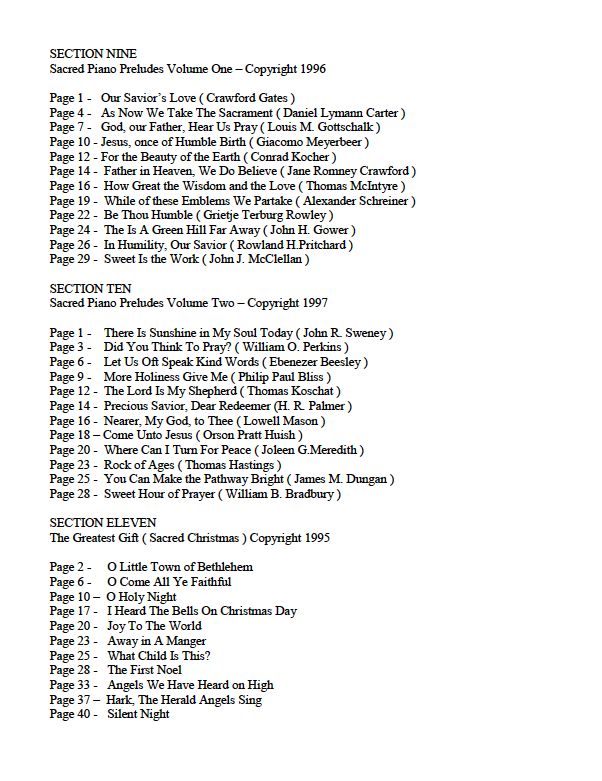 Marvin Goldstein Masterwork Songbook - Marvin Goldstein Album (Digital Download)
