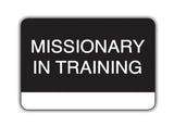 Missionary in Train Slip-on Badge(plain)