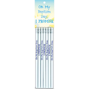 I Promise On My Baptism Day - Pencils - 7pk