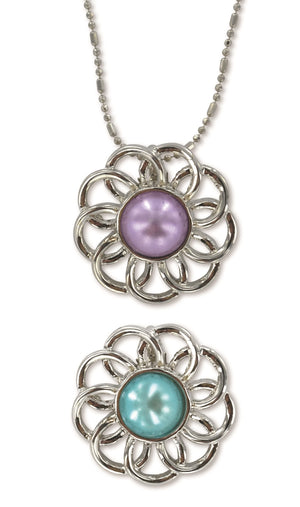 Necklace / Pearl Flower Baptism / B & P