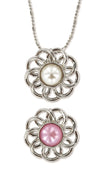 Necklace / Pearl Flower Baptism / W & P