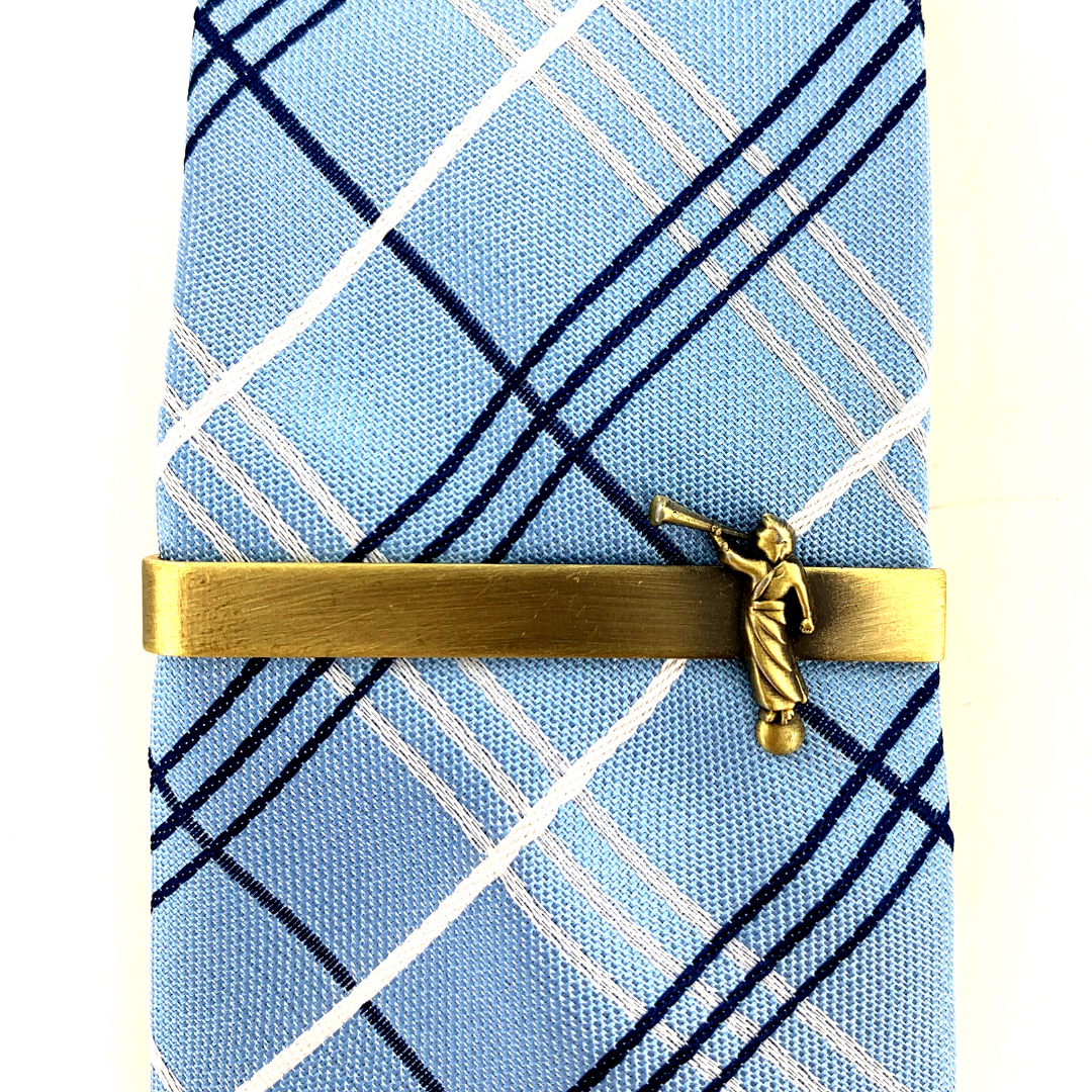 Angel Moroni Tie Clip- Multiple Colors