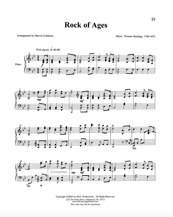 Rock of Ages - Marvin Goldstein Single