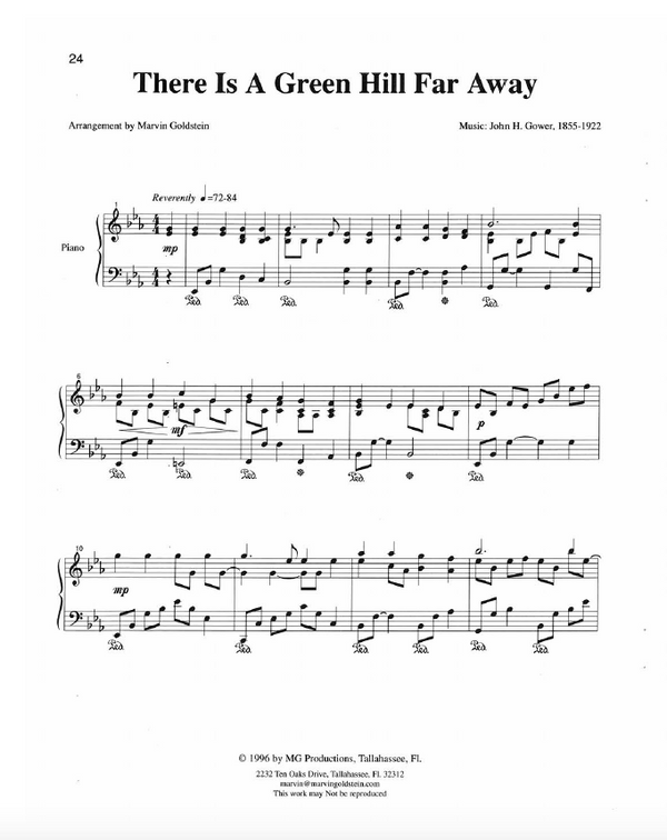 There is a Green Hill Far Away - Marvin Goldstein Single