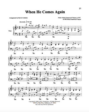 When He Comes Again - Marvin Goldstein Single
