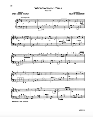 When Someone Cares - Marvin Goldstein Single