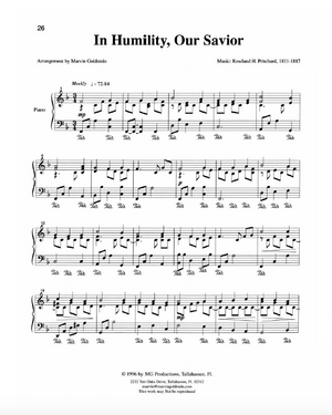 In Humility Our Savior - Marvin Goldstein Single