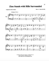 Zion Stands with Hills Surrounded - Marvin Goldstein Single