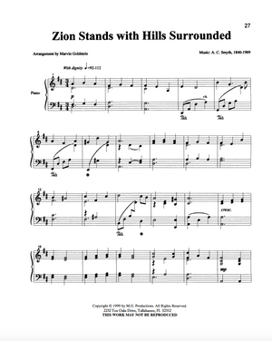 Zion Stands with Hills Surrounded - Marvin Goldstein Single