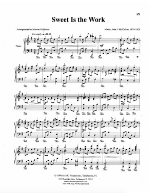 Sweet is the Work - Marvin Goldstein Single