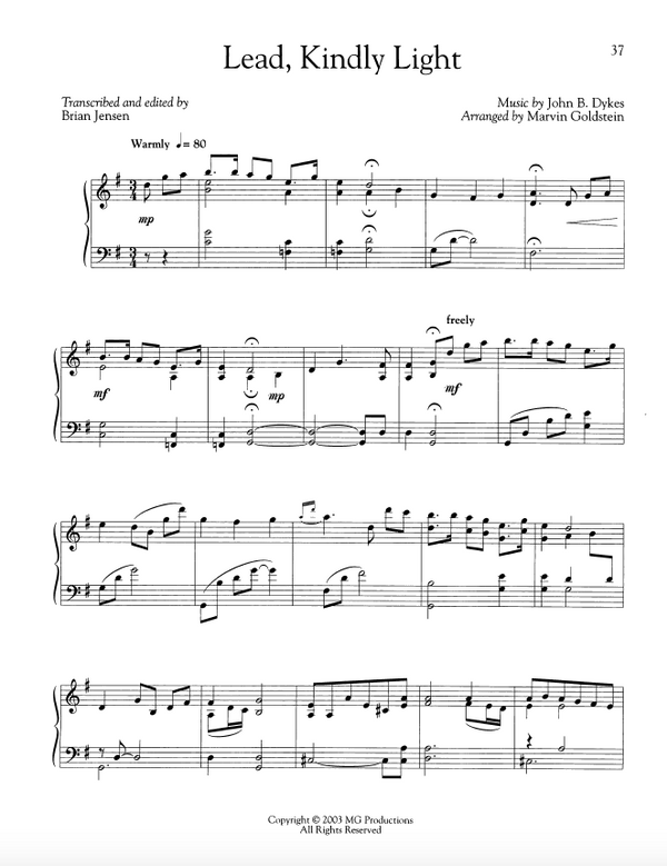Lead Kindly Light - Marvin Goldstein Single