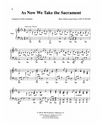 As Now We Take the Sacrament  - Marvin Goldstein Single