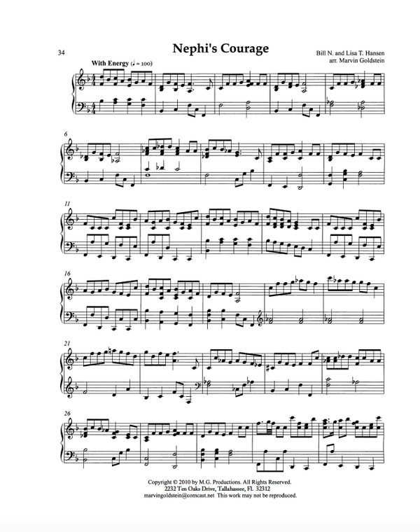 Nephi's Courage - Marvin Goldstein Single