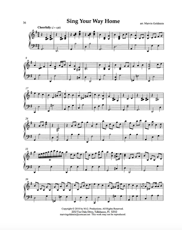 Sing Your Way Home - Marvin Goldstein Single