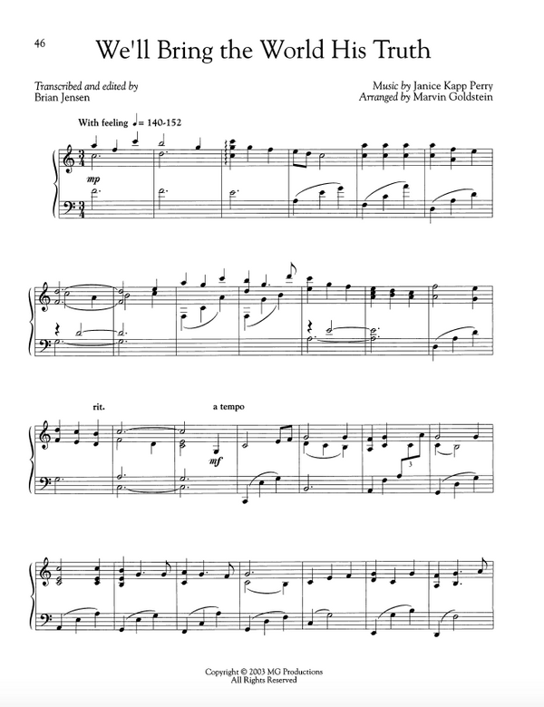 We'll Bring the World His Truth - Marvin Goldstein Single