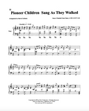 Pioneer Children Sang as they Walked - Marvin Goldstein Single