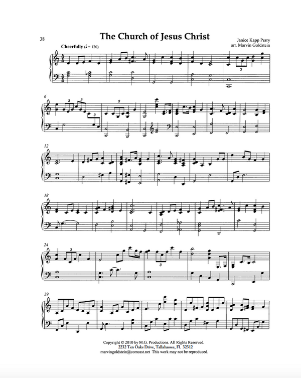 The Church of Jesus Christ - Marvin Goldstein Single