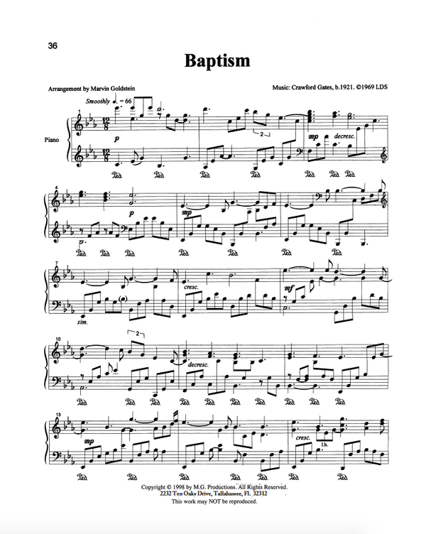 Baptism - Marvin Goldstein Single