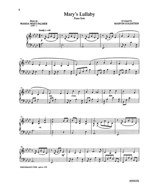 Mary's Lullaby - Marvin Goldstein Single