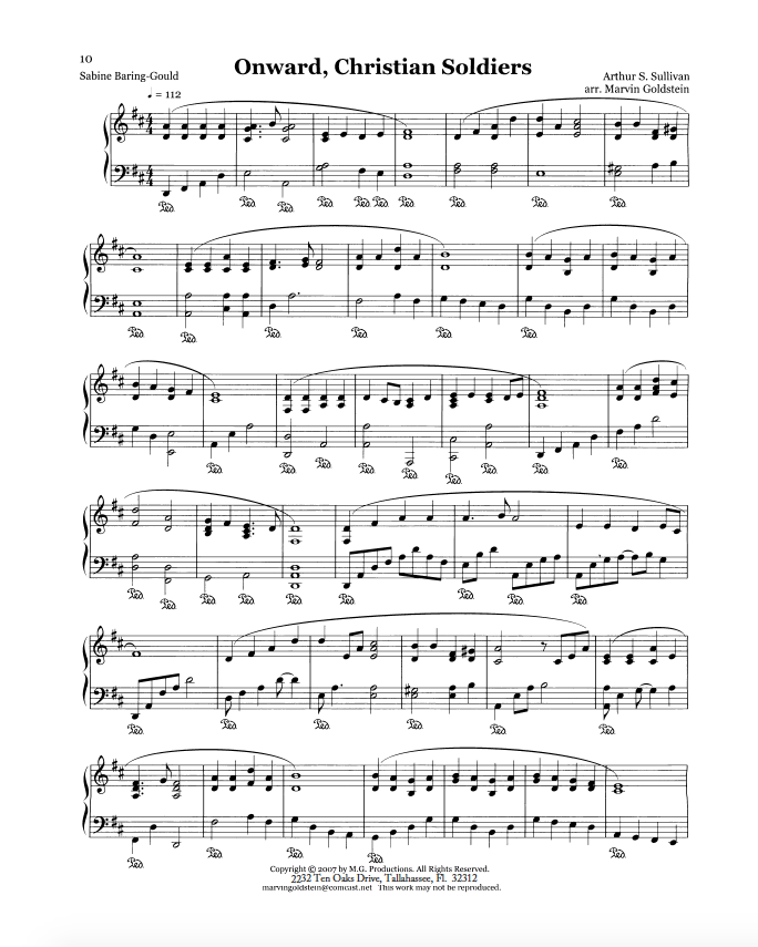 Onward Christian Soldiers - Marvin Goldstein Single