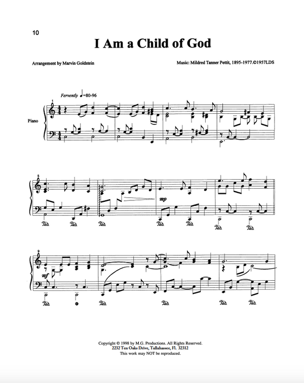 I Am a Child of God - Marvin Goldstein Single