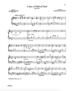 I Am a Child of God - Marvin Goldstein Single