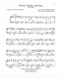 Search Ponder and Pray - Marvin Goldstein Single