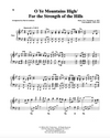 O Ye Mountains High / For the Strength of the Hills - Marvin Goldstein Single