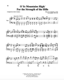 O Ye Mountains High / For the Strength of the Hills - Marvin Goldstein Single