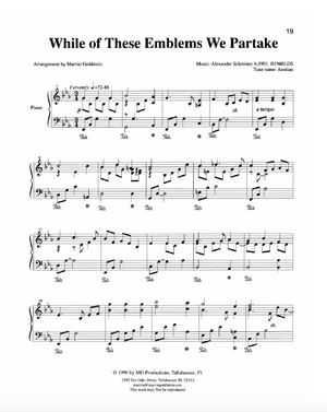 While of These Emblems We Partake - Marvin Goldstein Single
