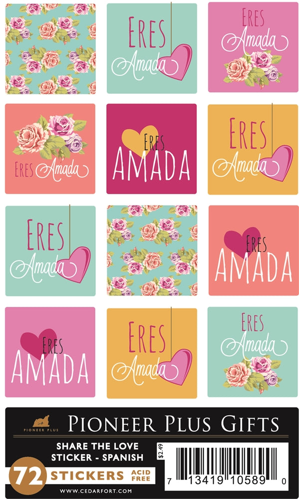 C242 Share the Love Stickers (Spanish)