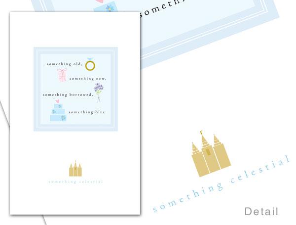 E354, E313 Greeting card / Something Celesial