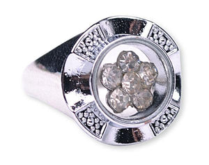 Baptism Ring-- Spinner/White Size 4