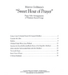 Sweet Hour of Prayer - Marvin Goldstein Album